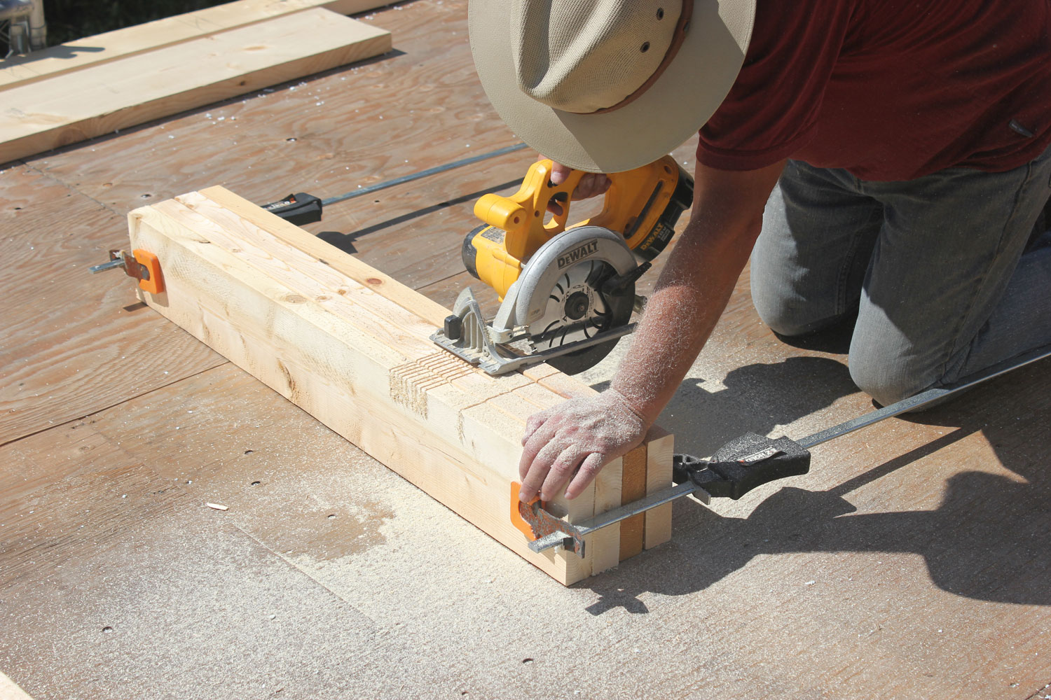 Using a Wall Jack Nine Bean Rows we used a wall jack to raise the walls