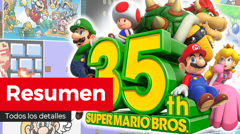 Resumen de todo lo mostrado en el Super Mario Bros. 35th Anniversary