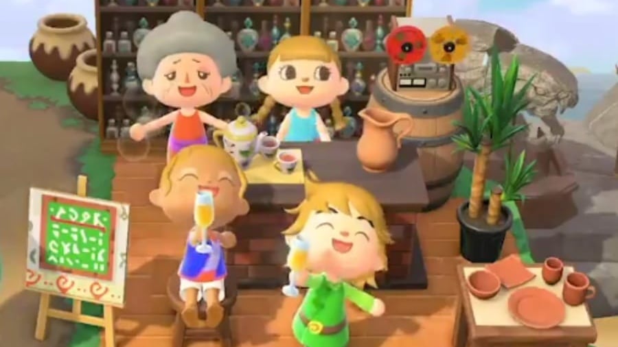 Recrean The Legend of Zelda The Wind Waker en Animal Crossing New
