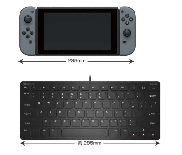 HORI To Release Compact Keyboard For Nintendo Switch Nintendo Insider