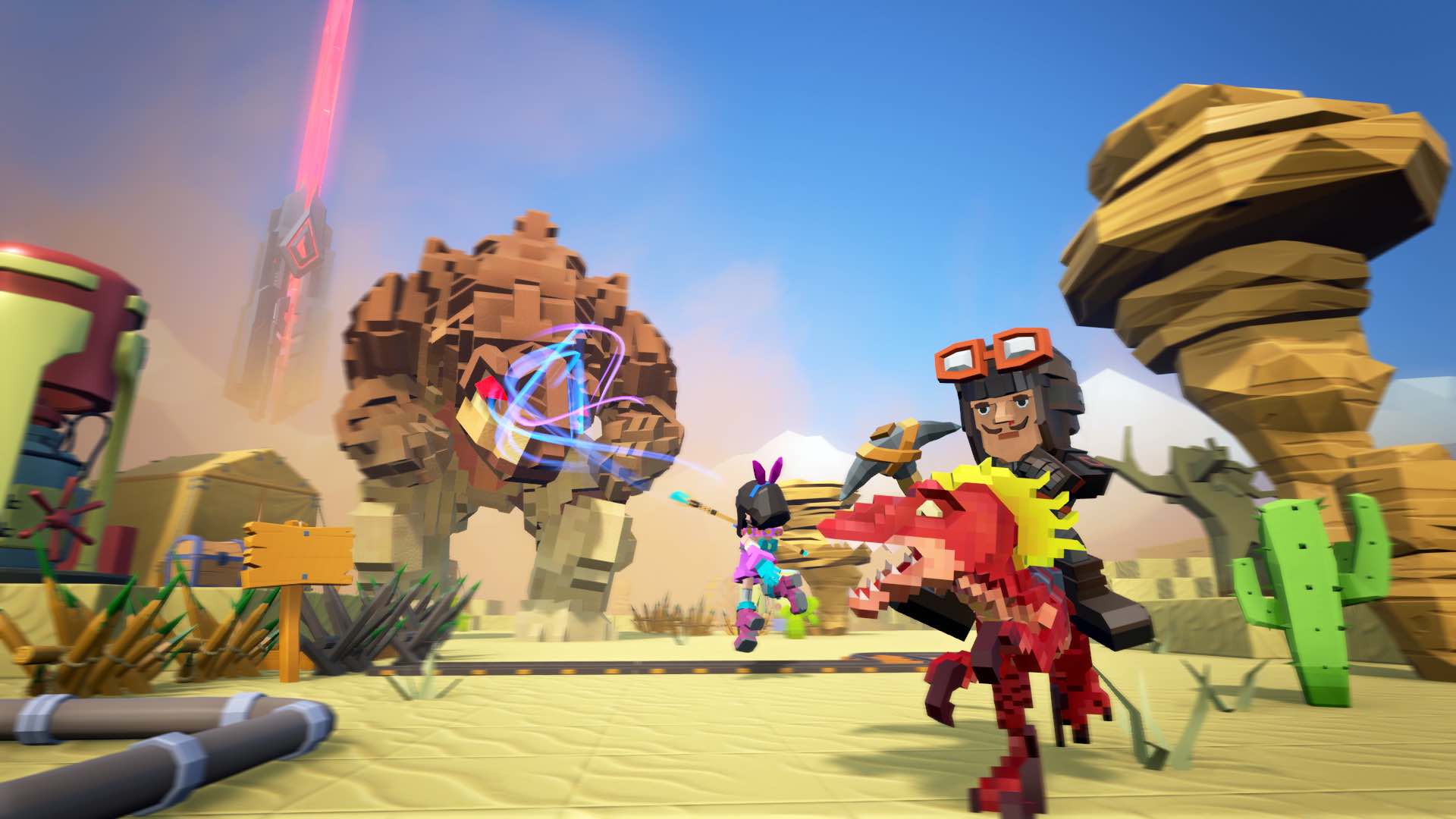 Tame, Train And Ride Dinosaurs In PixARK On Nintendo