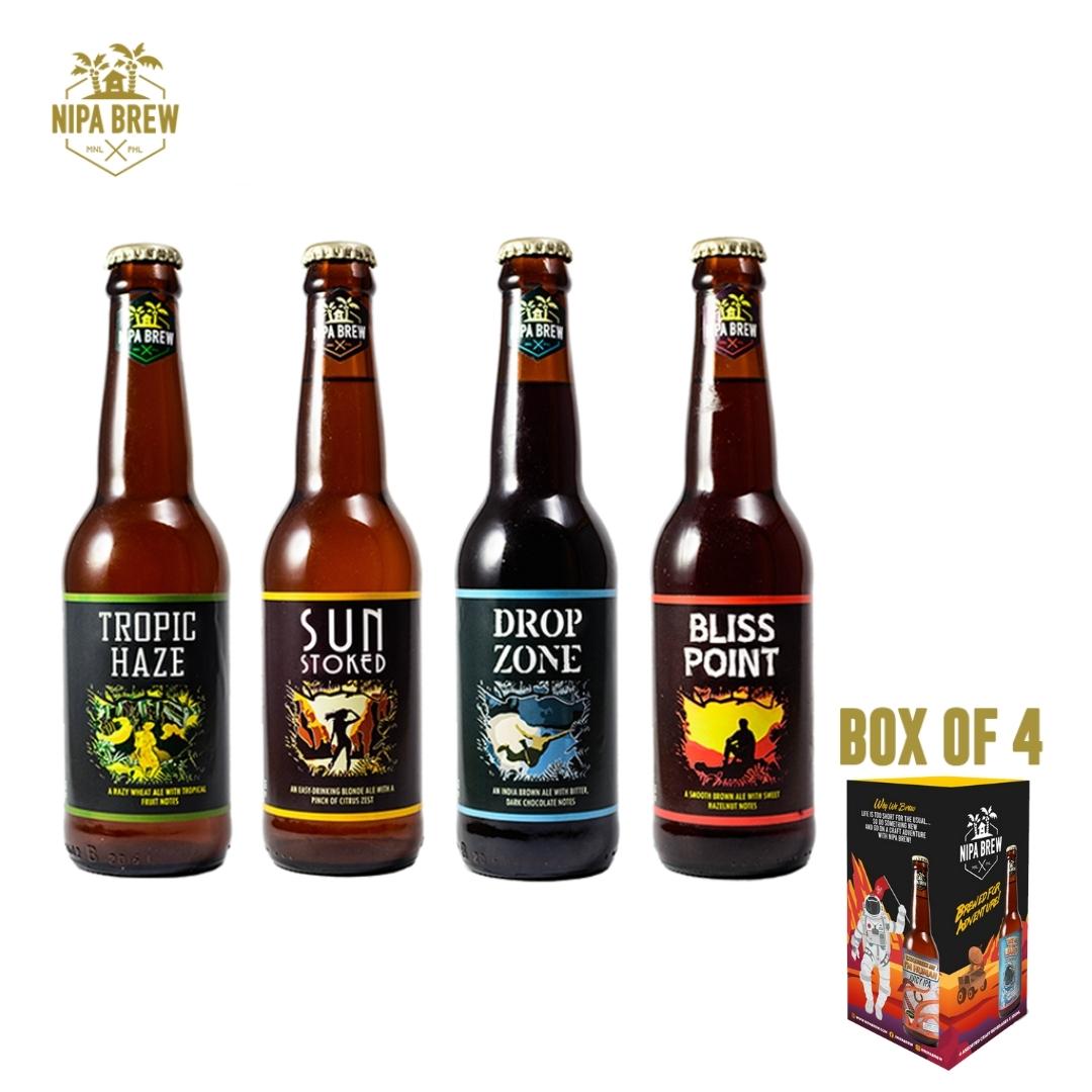 Nipa Brew Craft Beer Assorted Core Beer 4Pack Gift Box Nipa Brew