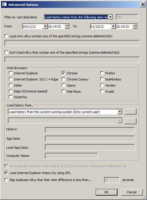 View Chrome history by date on Windows