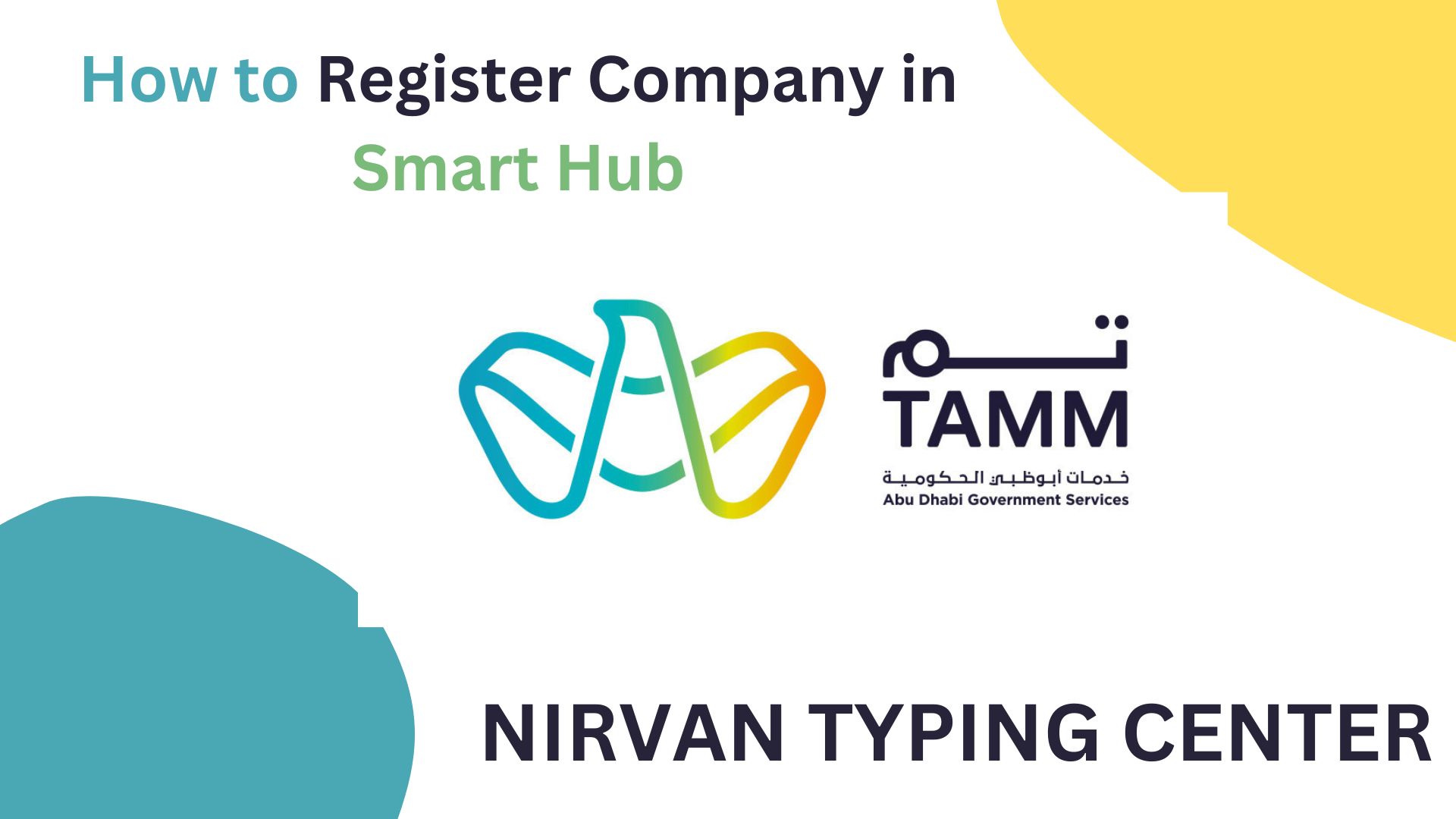 How to Register Company in Smart Hub Nirvana Typing Center