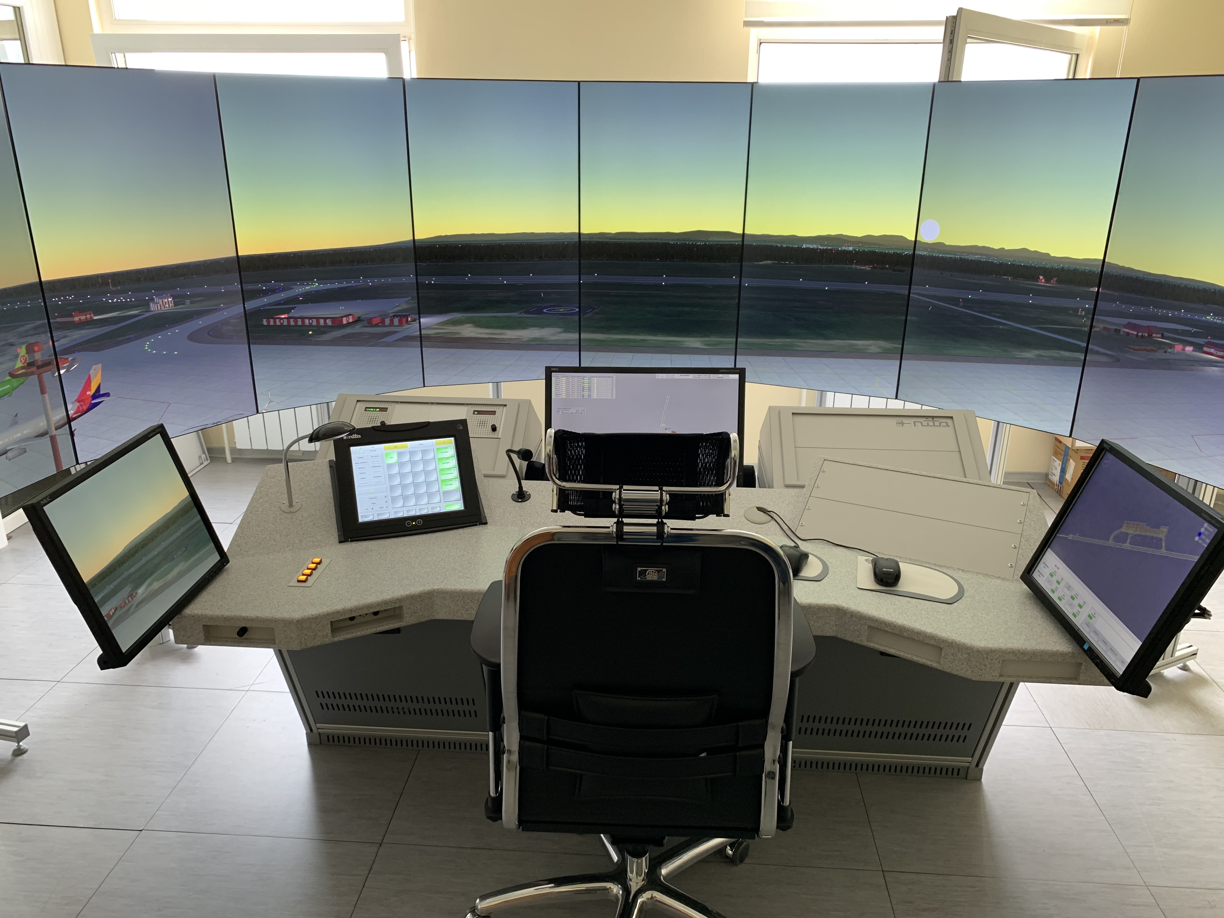 EXPERT ATC SIMULATOR TOWER MODULES COMMISSIONED NITA