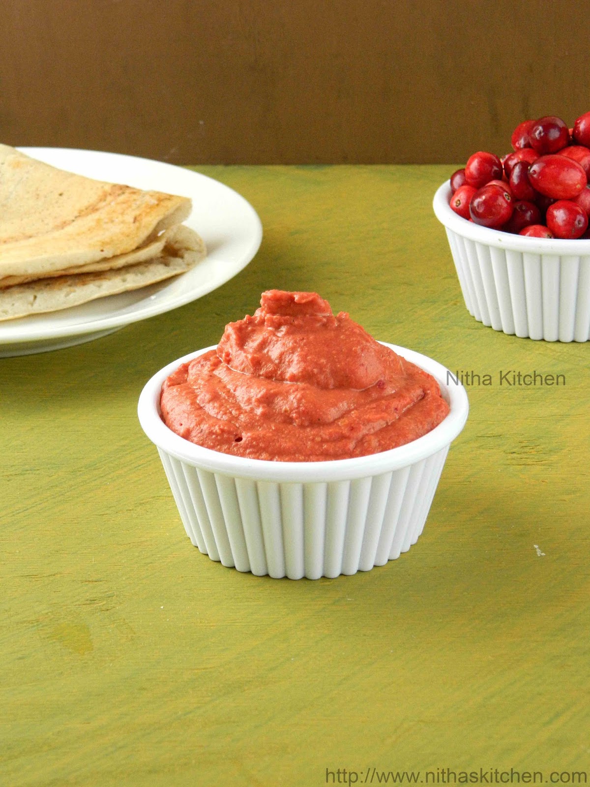 Healthy Cranberry Peanut Chutney Recipe Nitha Kitchen