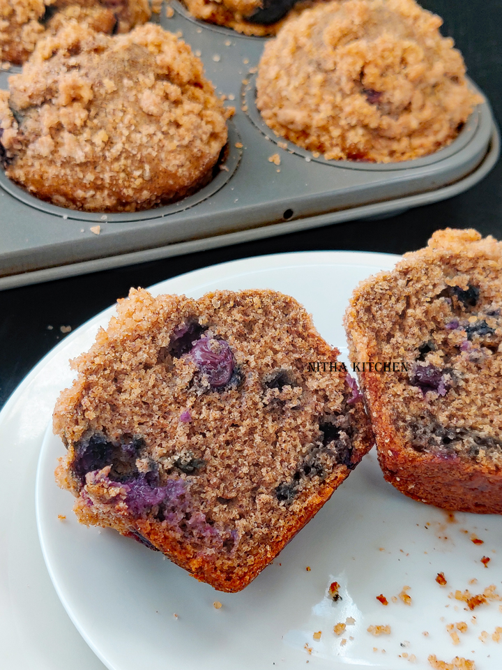 Eggless Whole Wheat Millet Muffins Nitha Kitchen