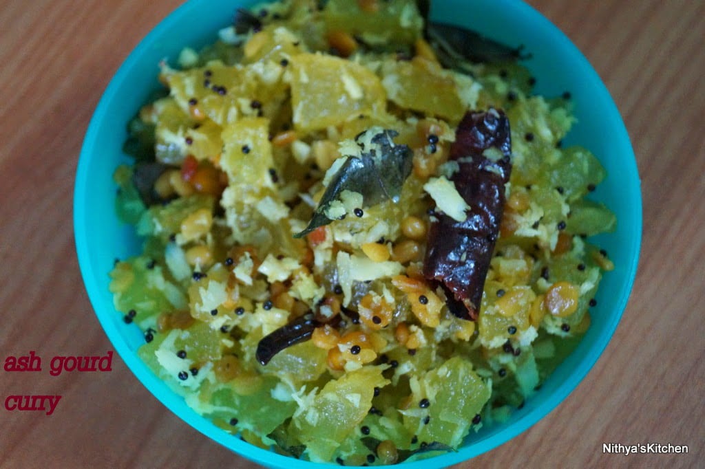 ASH GOURD CURRY Recipe nithyaskitchen