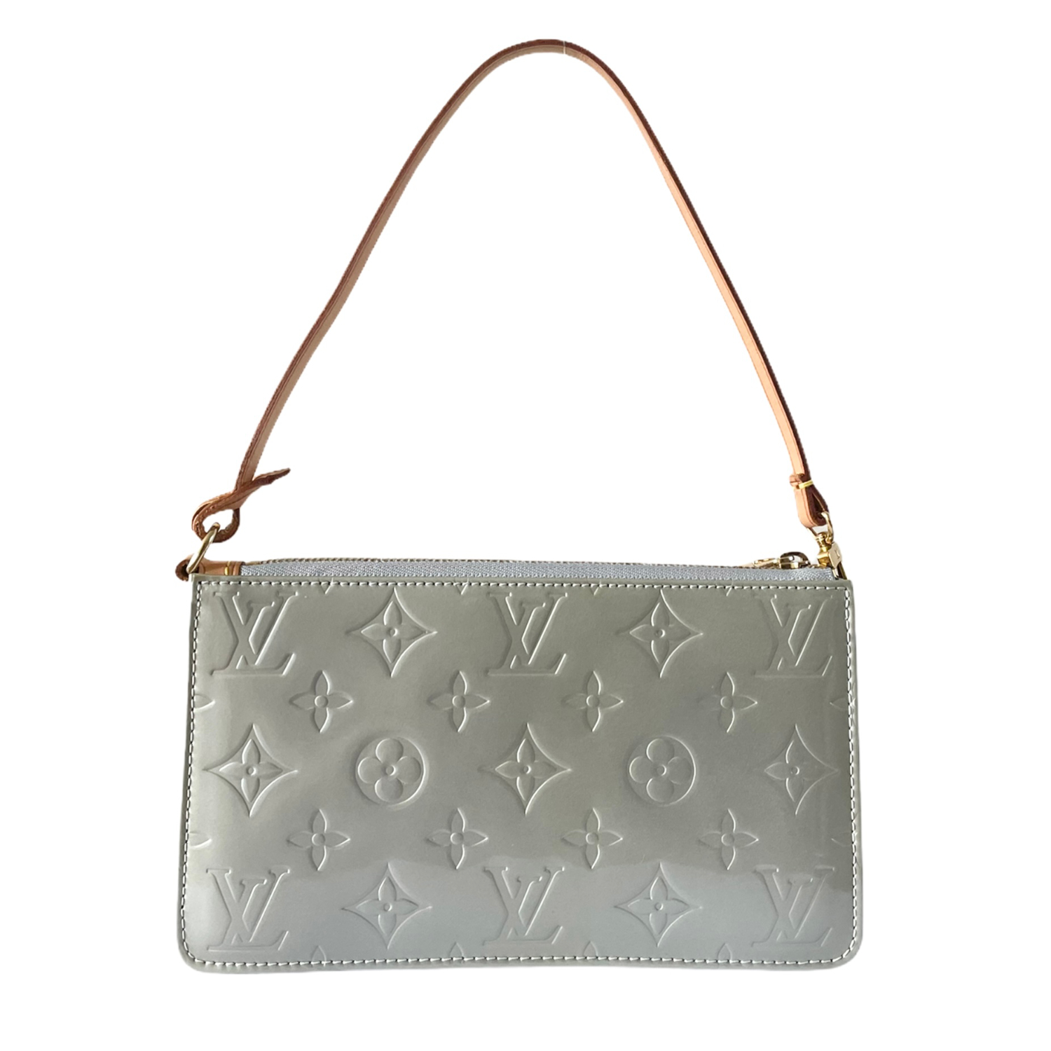 Louis Vuitton Vernis Pochette Mini Bag in Grey Nitryl