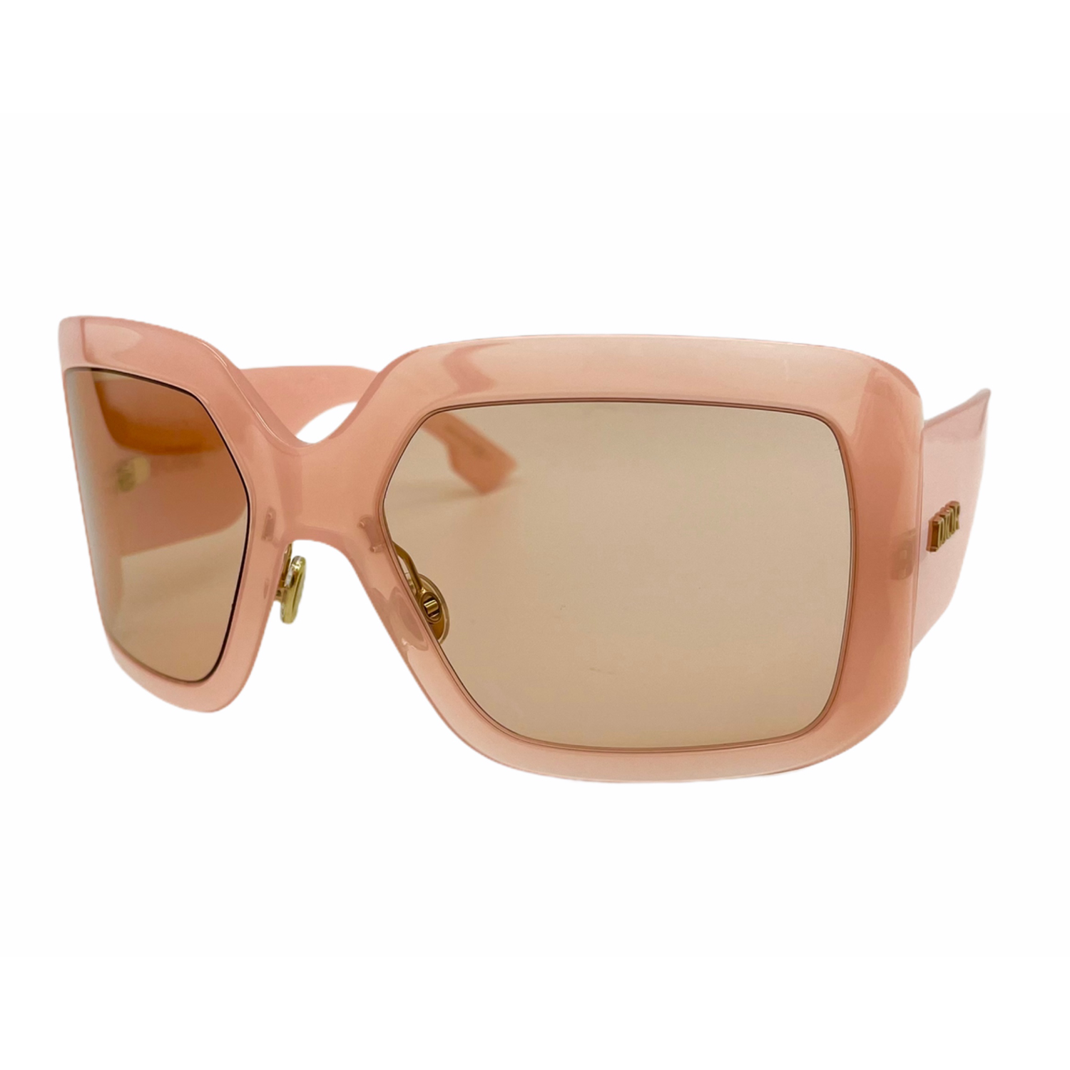 Dior So Light Chunky Sunglasses in Baby Pink Nitryl