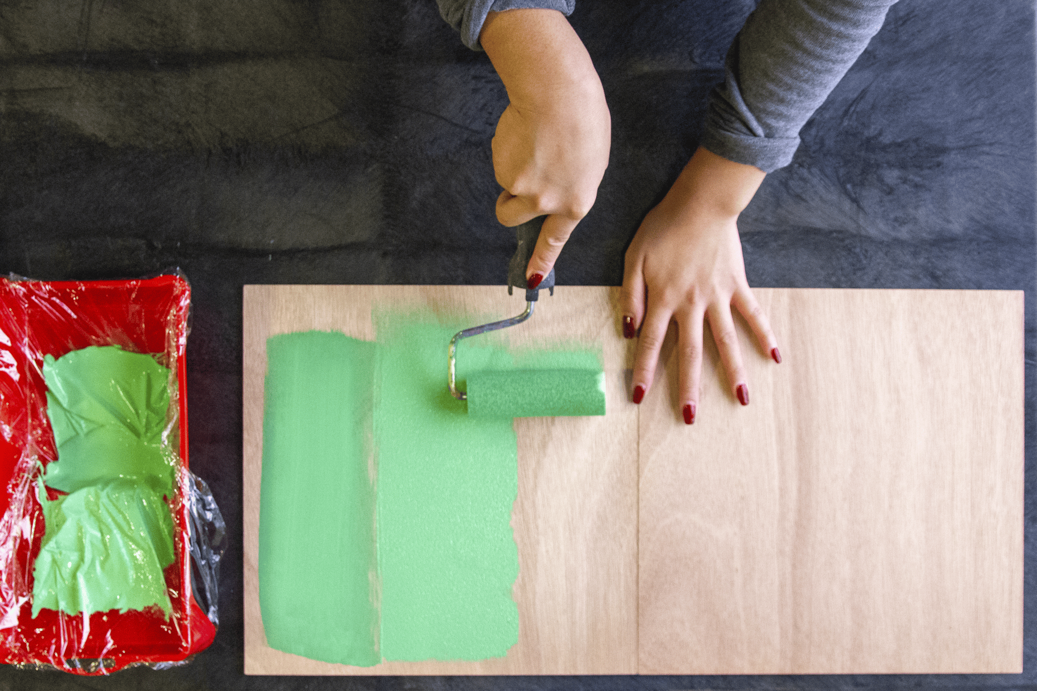 When to use a paint roller vs. paint brush Get Inspired DIY