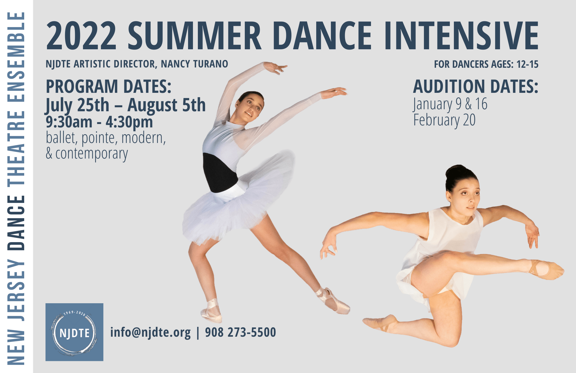 summer intensive auditions 2023 list 2022 Summer Dance Intensive | New Jersey Dance Theatre Ensemble