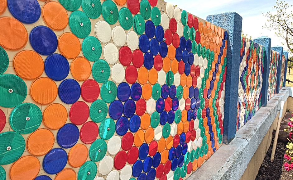 Oaklyn Beautification Team Debuts Public Art Installation Along Newton Ave Railway