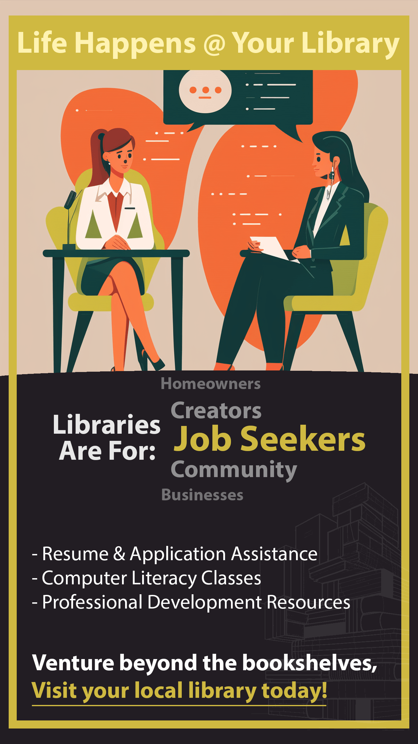 Libraries are for...Job Seekers New Jersey State Library