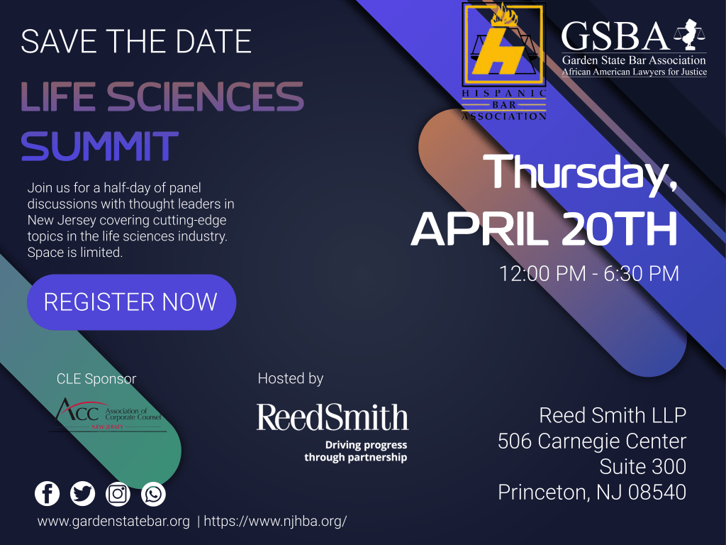 Life Sciences Summit New Jersey Women Lawyers Association