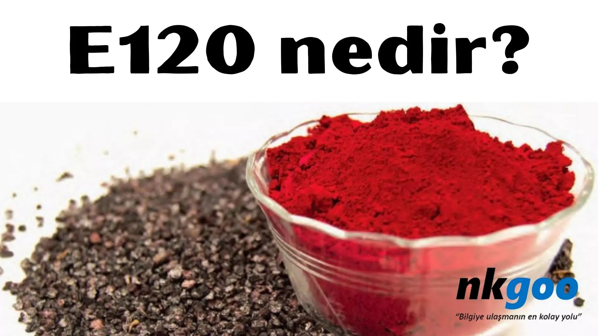 E120 nedir? Ne işe yarar? 3 riski nedir? Nkgoo