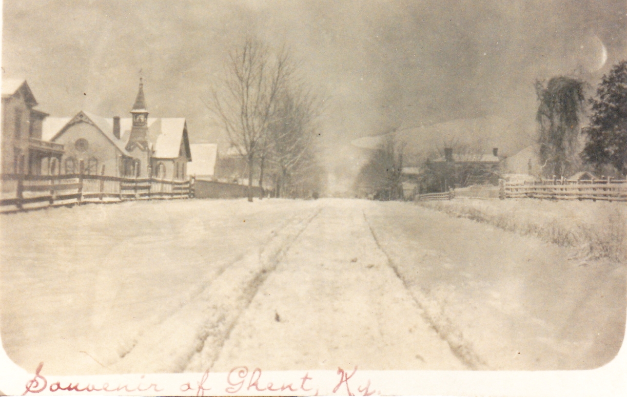Snow Scene, Ghent, Kentucky