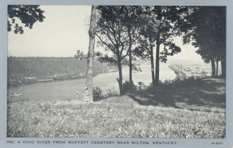 Ohio River from Moffett Cemetery, Milton, Kentucky