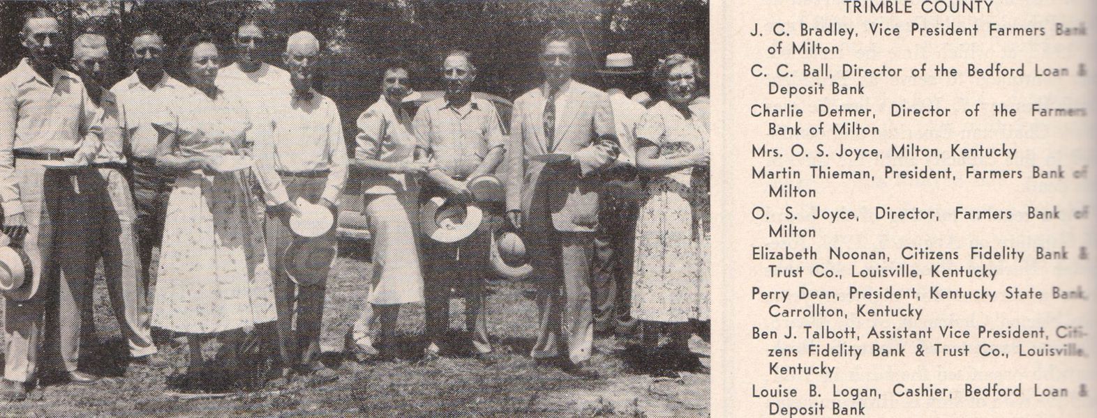 Trimble County Bankers, Bedford, Kentucky