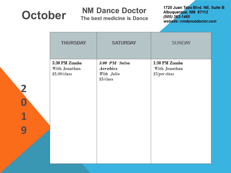 Nm Schedule Of Classes 2024 NM DANCE DOCTOR Class Schedule
