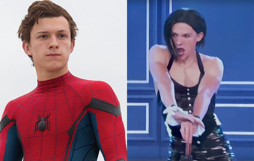 Watch Tom Holland's Lip Sync Battle performance Rihanna's 'Umbrella'
