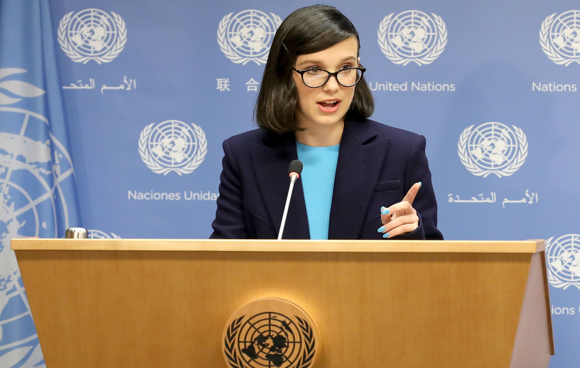 Millie Bobby Brown youngestever UNICEF Goodwill Ambassador