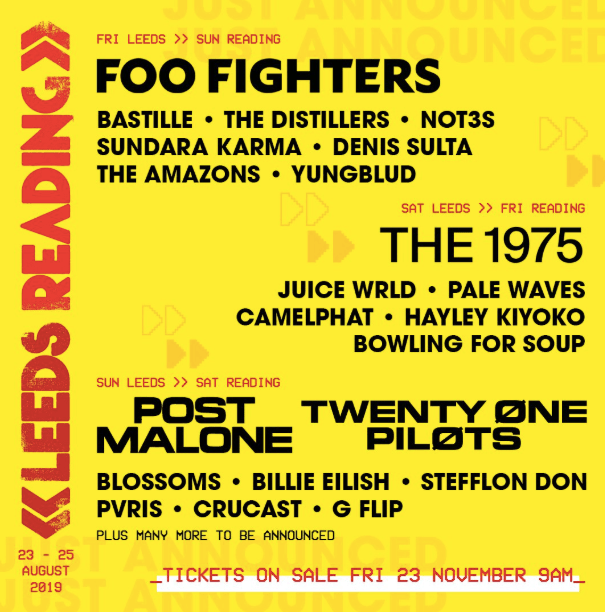 Every Reading & Leeds poster since 1989 NME