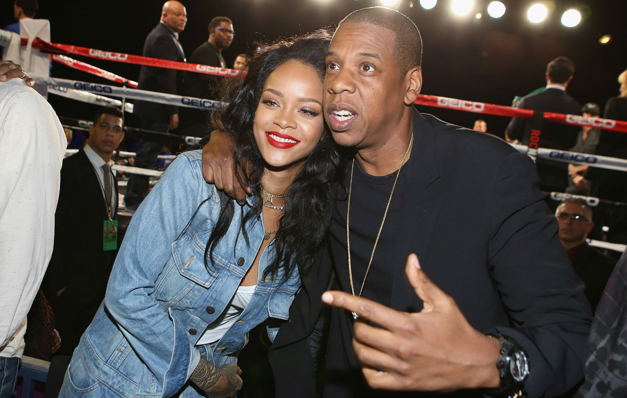 Umbrella 2? Jay Z and Rihanna spark collaboration rumours after meeting