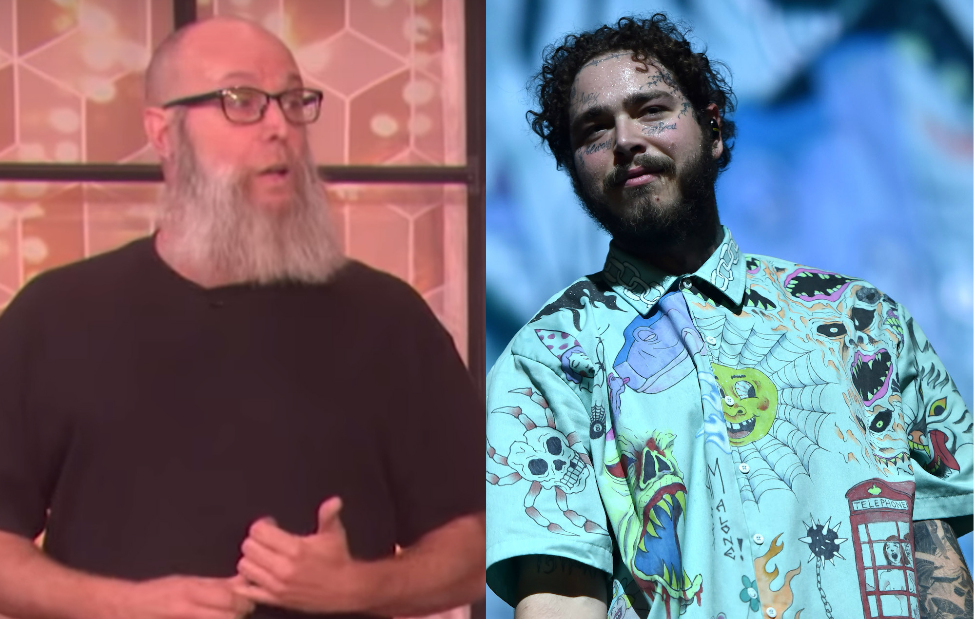 Watch the viral Post Malone dancer get surprised by the rapper on 'Ellen'(08)
