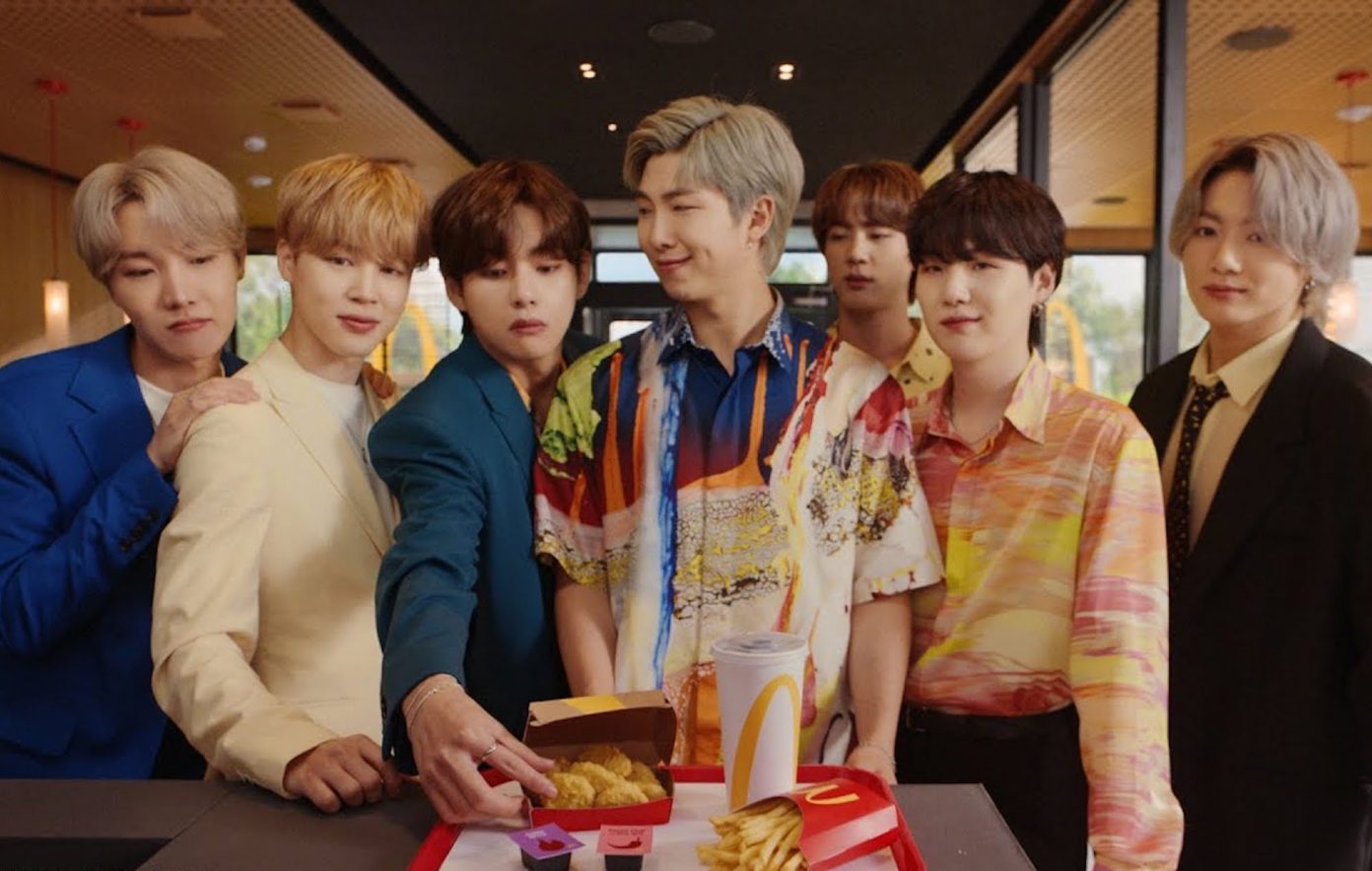 BTS have launched their own McDonald's meal, featuring two
