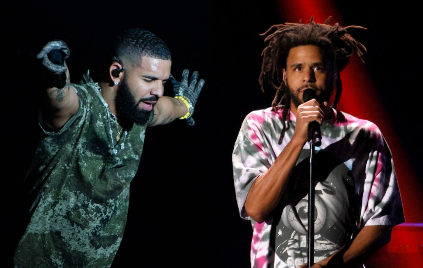 Drake joins J. Cole onstage, calls him "one of the greatest rappers to