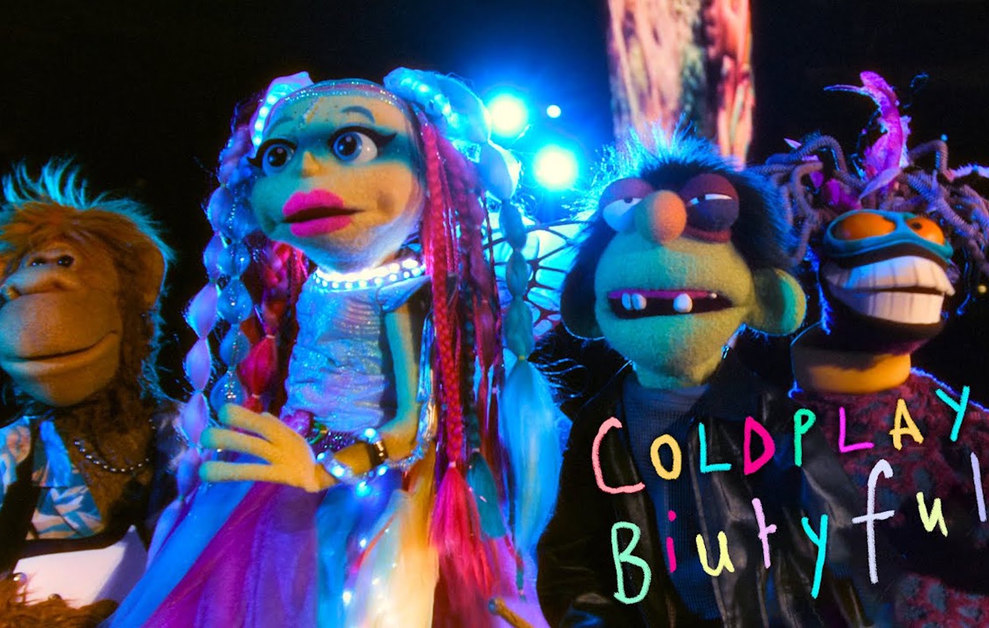 Coldplay share new 'Biutyful' video featuring alien band The Weirdos