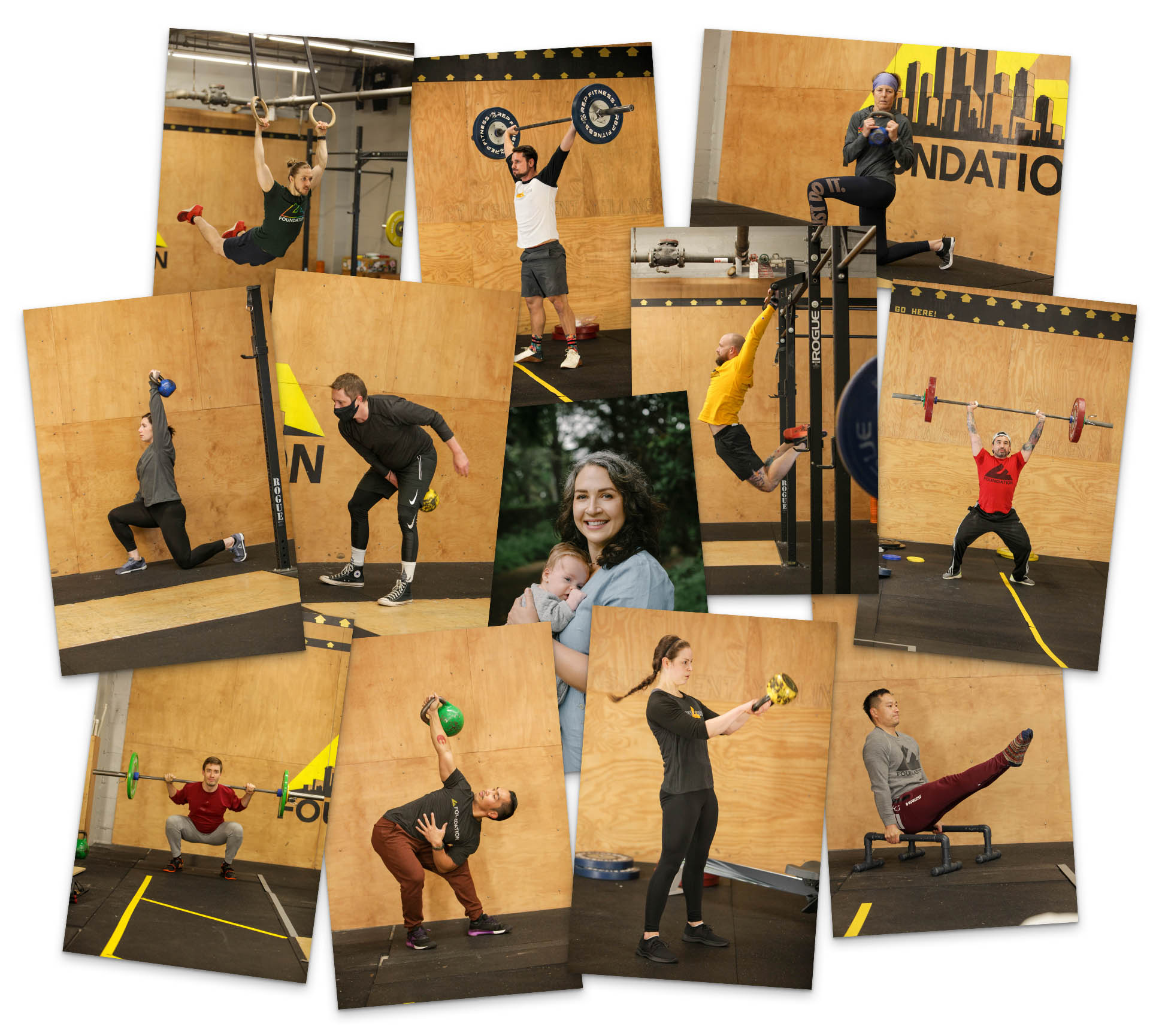 Foundation Gym Instagram Collage Nathan Motsinger Design