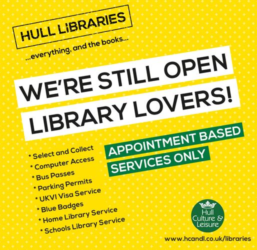 Hull Library services still open and serving communities Neighbourhood Network Hull