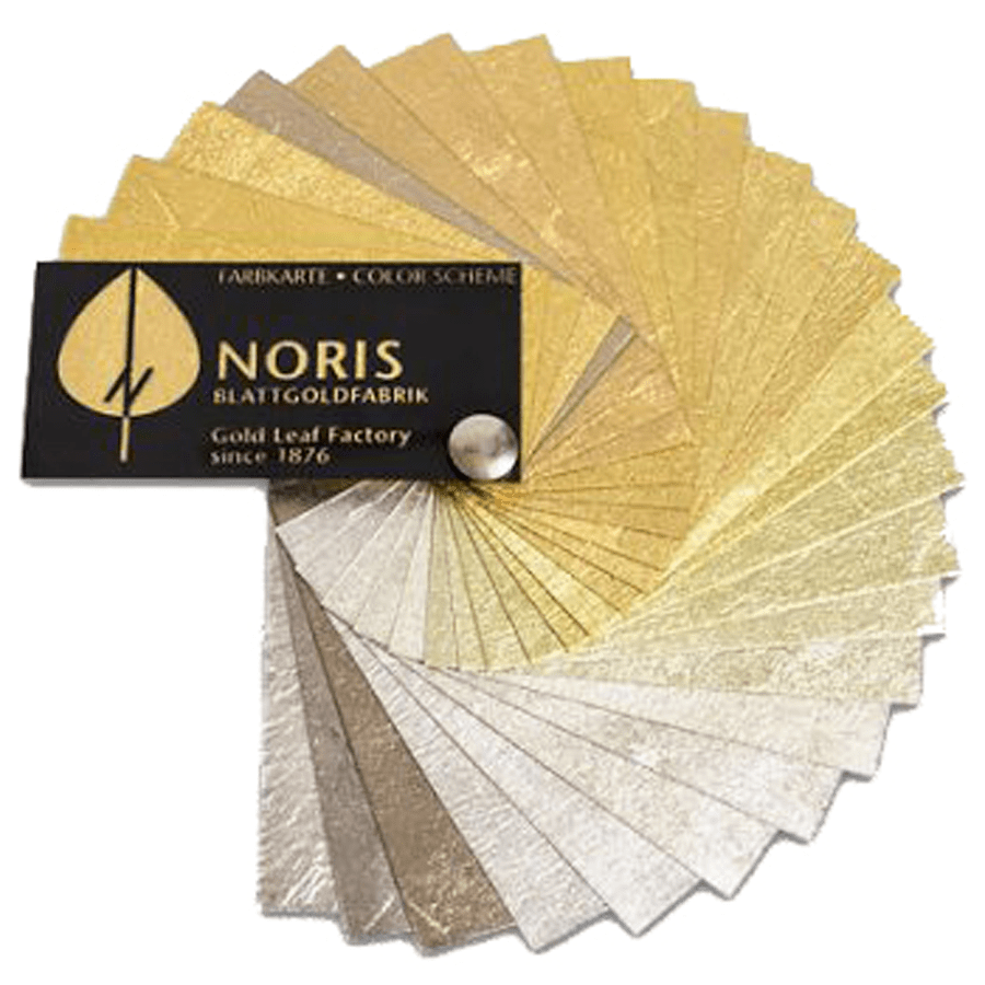Genuine Gold Leaf Color Chart (Noris) Easy Leaf Products Gilding
