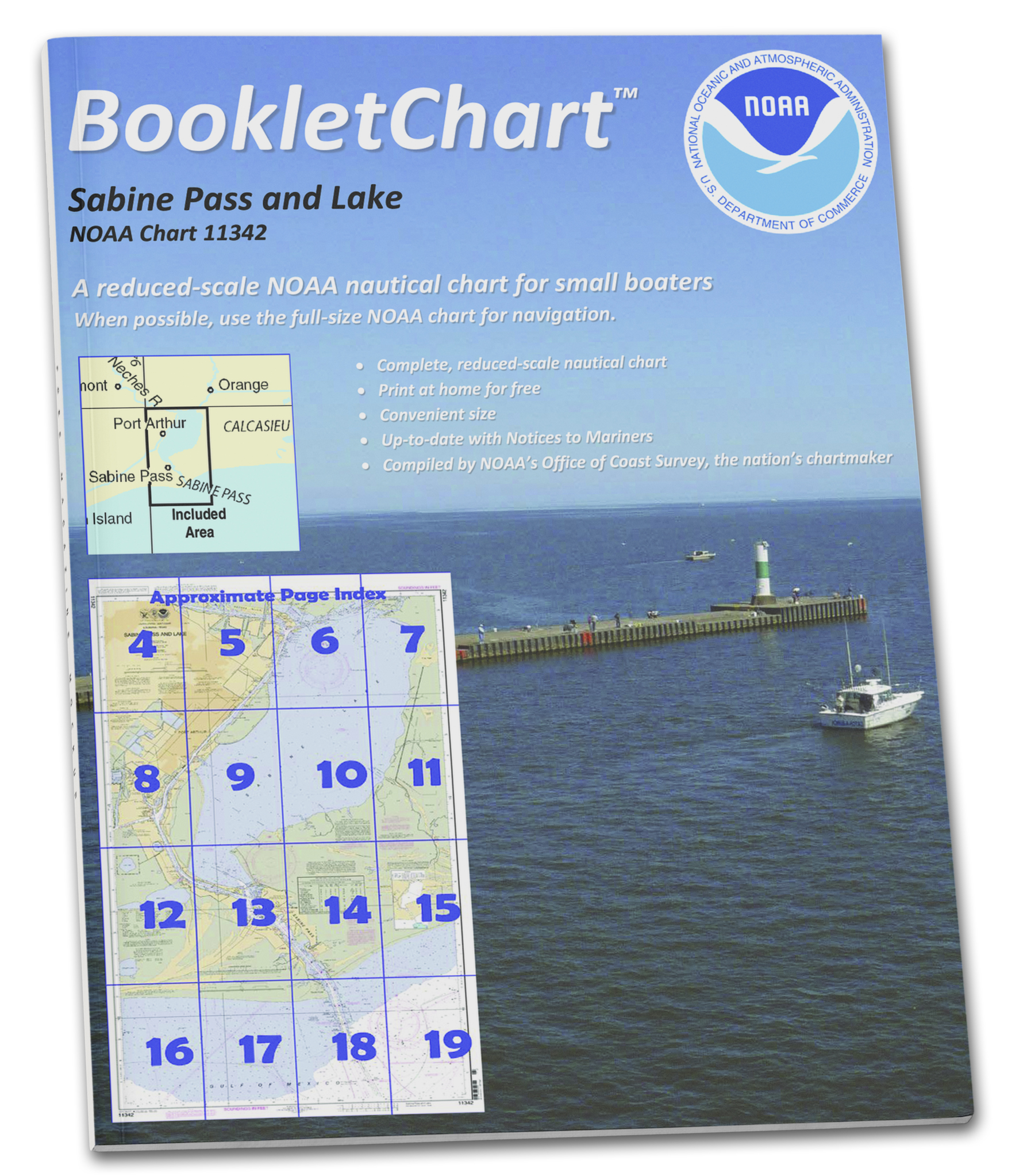 NOAA Nautical Charts for U.S. Waters 8.5 x 11 BookletCharts NOAA