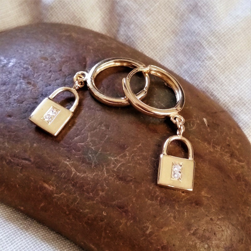 Lock earrings NOAVIJONES