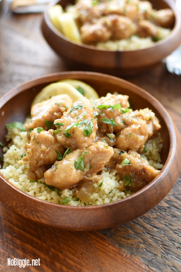 Lemon Chicken with Couscous NoBiggie
