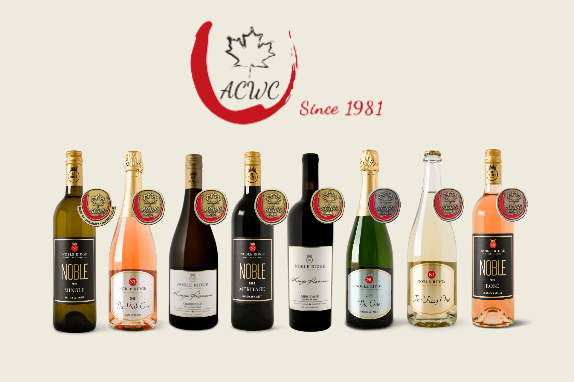 All Canadian Wine Championships 2019 BC Dominates Noble Ridge