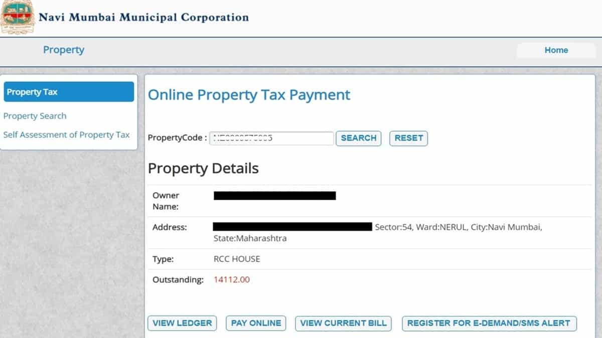 NMMC Property Tax Calculator, Online Payment, Bill Details & More!