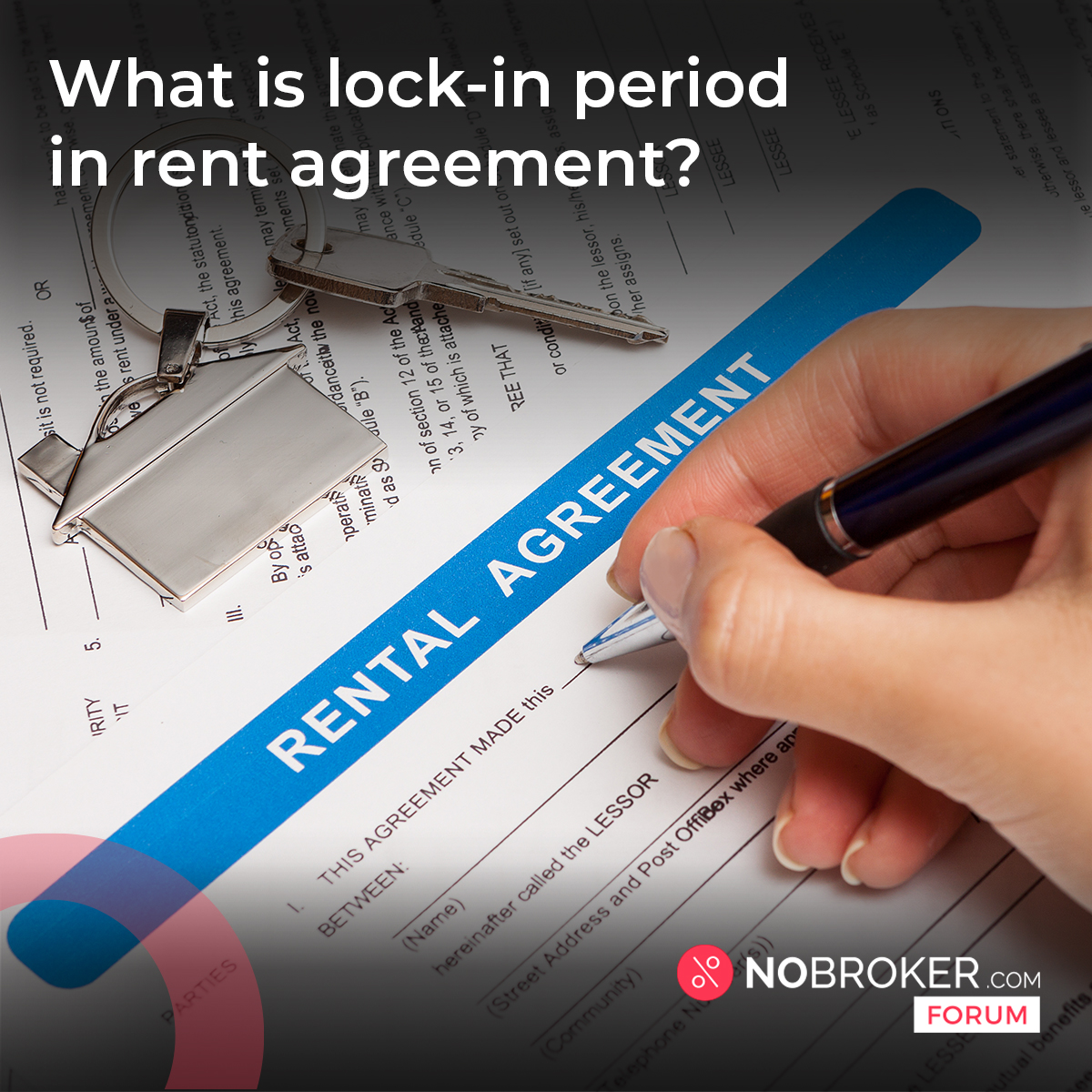 What is Lock in Period in Rent Agreement NoBroker Forum