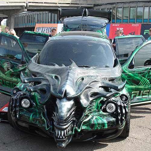 Alien Cars NO Car NO Fun! Muscle Cars and Power Cars!