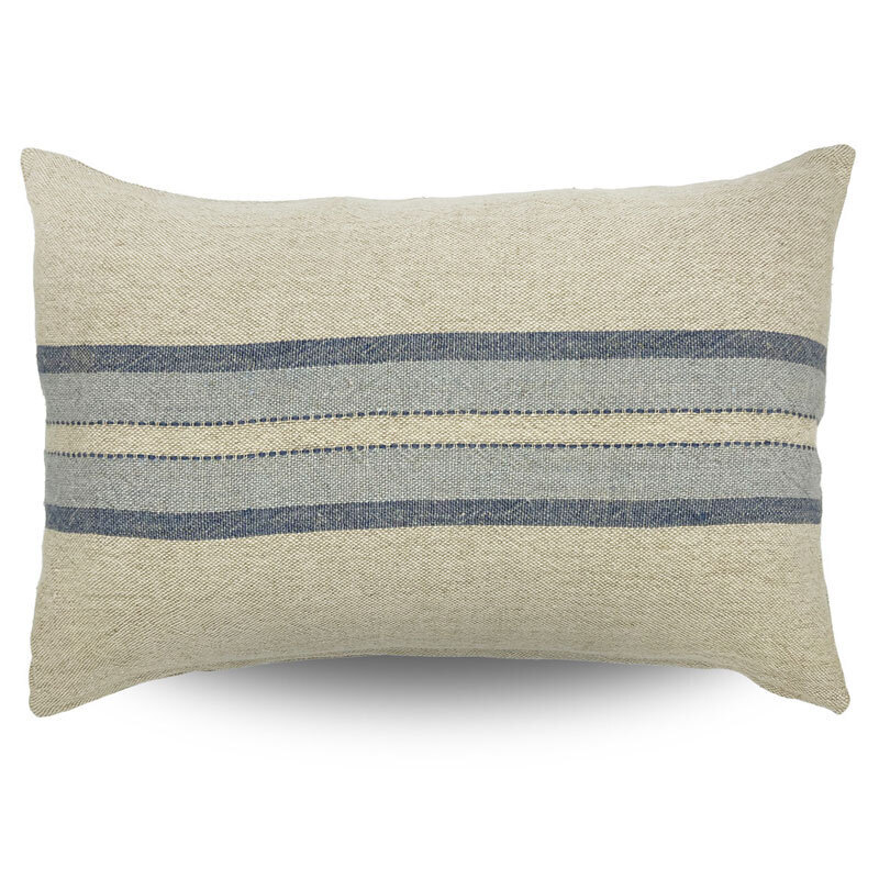 Retreat Path Navy Cushion Cover 40cm x 60cm No Chintz Textiles