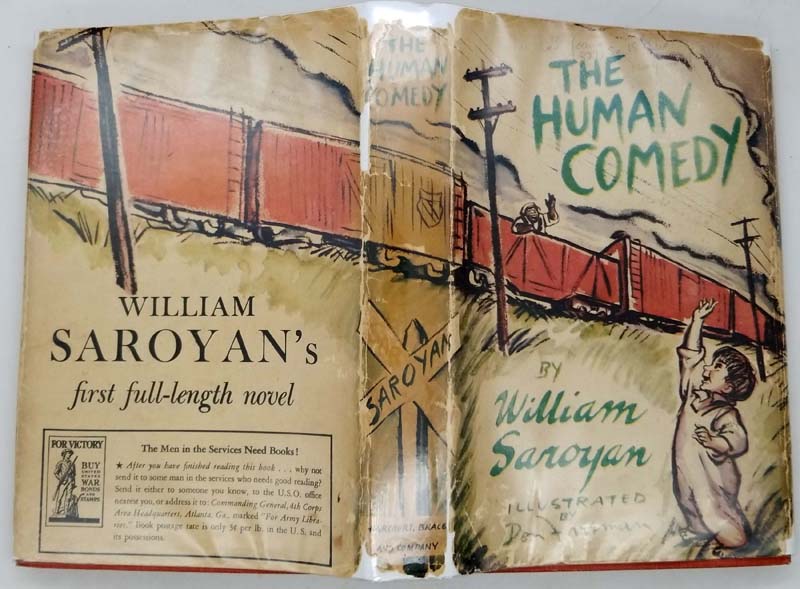 The Human Comedy William Saroyan 1943 Rare First Edition Books