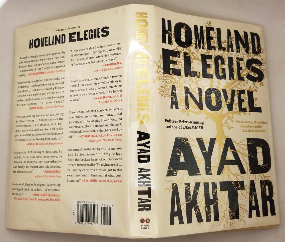 Homeland Elegies Ayad Akhtar 2020 1st Edition SIGNED Rare First