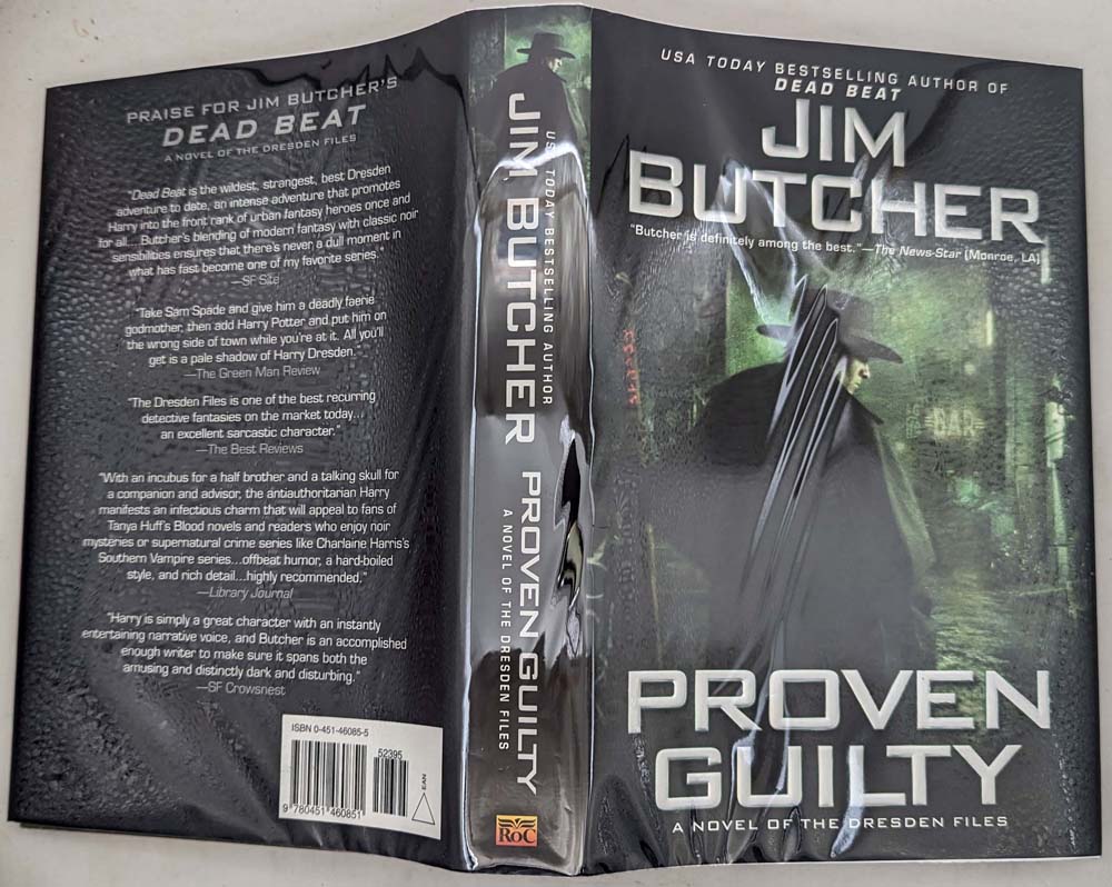 Proven Guilty The Dresden Files 8 Jim Butcher 2008 1st Edition