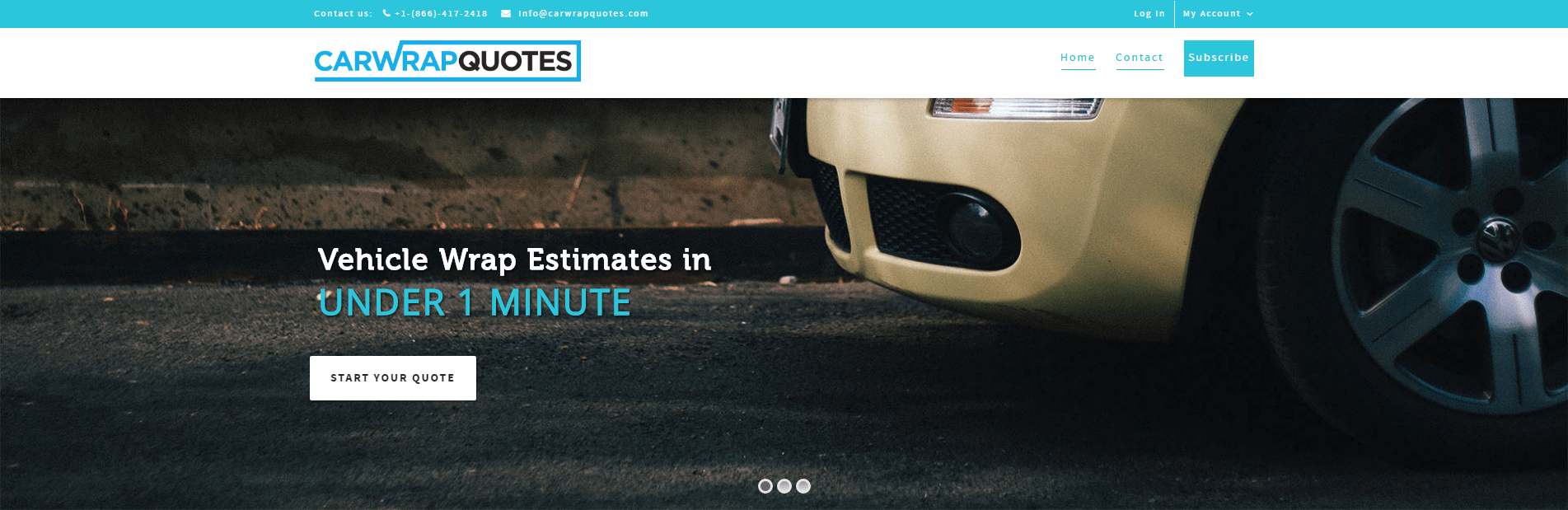 Vehicle Wrap Quoting Software