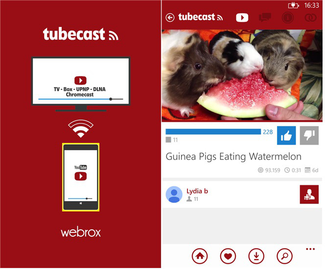 Tubecast for Windows Phone updated with bug fixes Nokiapoweruser