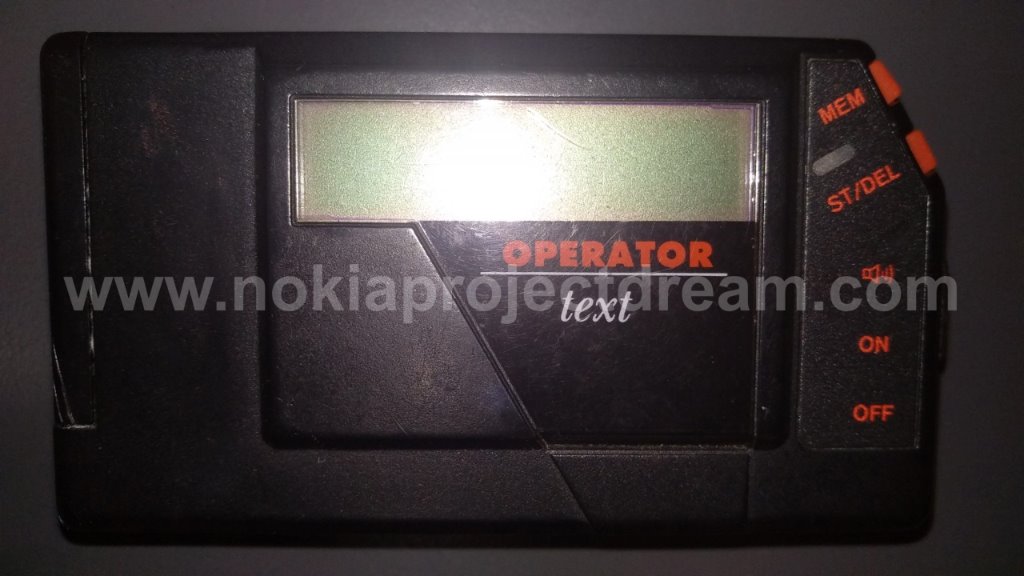 Nokia Collector Pager Beeper Text – Nokia Project Dream