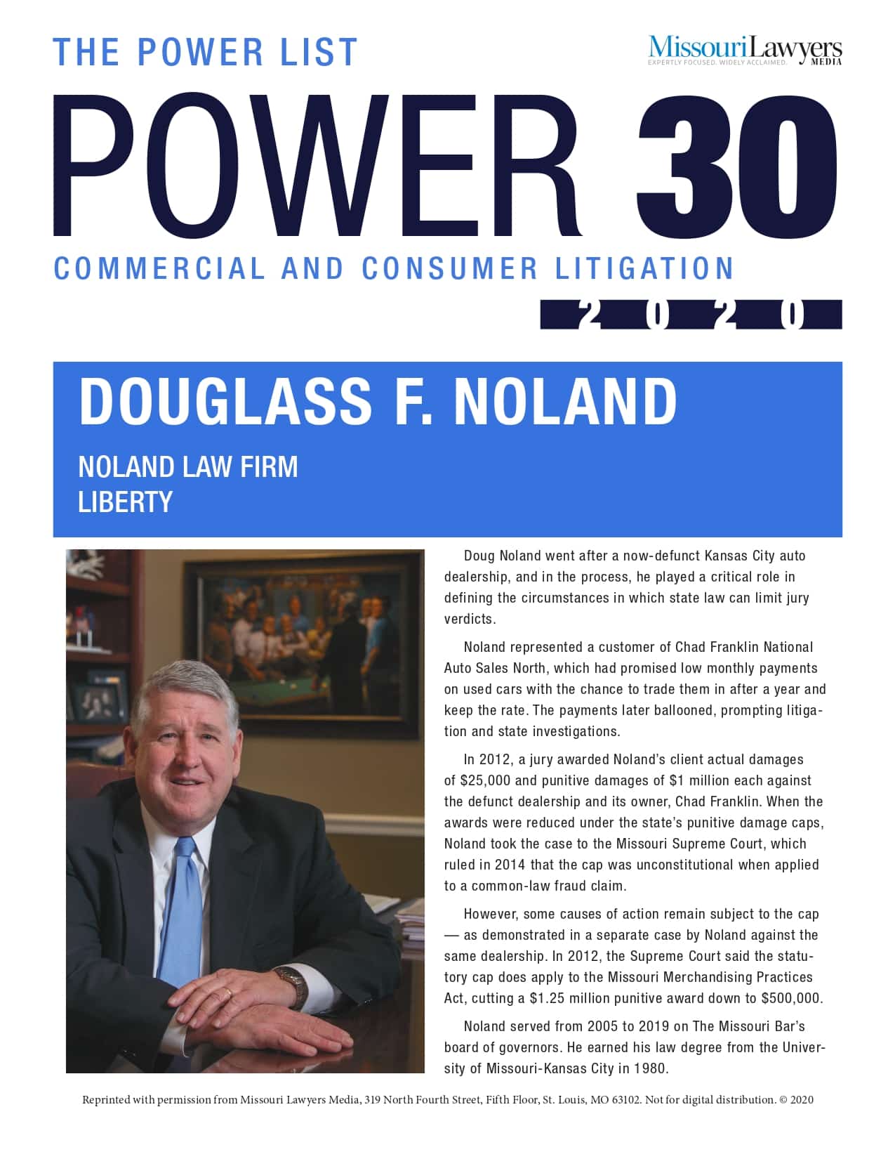 Personal Injury Lawyer in Liberty serving Kansas City Douglas Noland